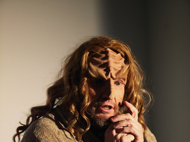 Don Volpenheim as SQuja', Klingon Christmas Carol by Hugo West Theatricals