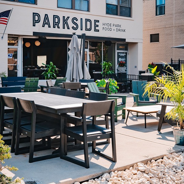 Parkside is the sister restaurant of Delwood in Mount Lookout.