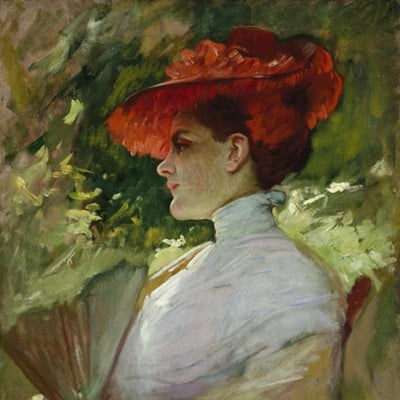 CovingtonArtist Frank Duveneck painted this red Kentucky Derby-esque hat, so we're using it to pay homage to his hometown of Covington. While this technically isn’t a Derby hat, we could totally see Lady With a Red Hat, a.k.a. Maggie Wilson, wearing this to the Run for the Roses. Plus, in 1904 (the year this was painted), the winner of the Kentucky Derby, Elwood, was also the winner of the 1904 Latonia Derby – which happened right down the road from Duveneck’s hometown. Coincidence? Probably.