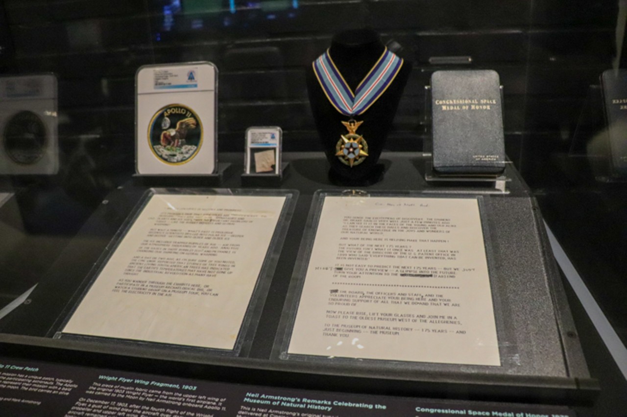 Various speeches/medals related to the Apollo 11 Mission.