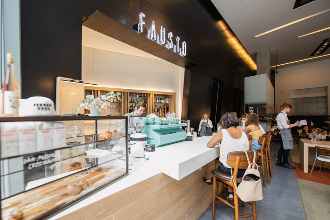 Inside Fausto, a Chic New Cafe Located Inside of Downtown's Contemporary Arts Center