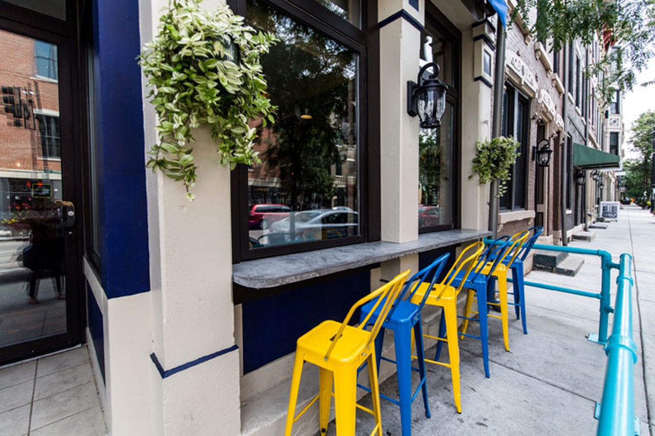 Maize has an outdoor patio open for dining or drinking