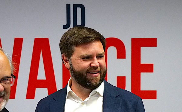 J.D. Vance stops by the Butler County Republican Party headquarters in Middletown, Ohio during his 2022 Senate campaign.