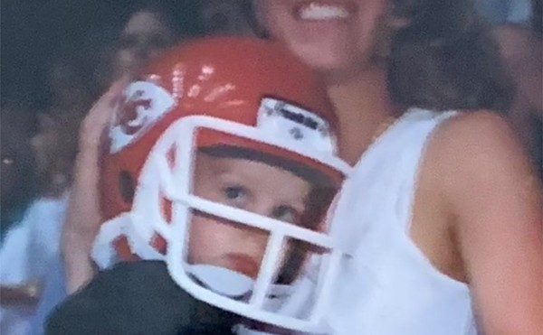 Jimmy Burrow tweeted out a photo of his son, Joe, in a Kansas City Chiefs helmet.