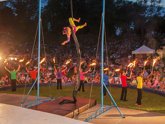 Kentucky Symphony Orchestra and Circus Mojo Join Forces for Outdoor Stunt Show Set to Swing Hits