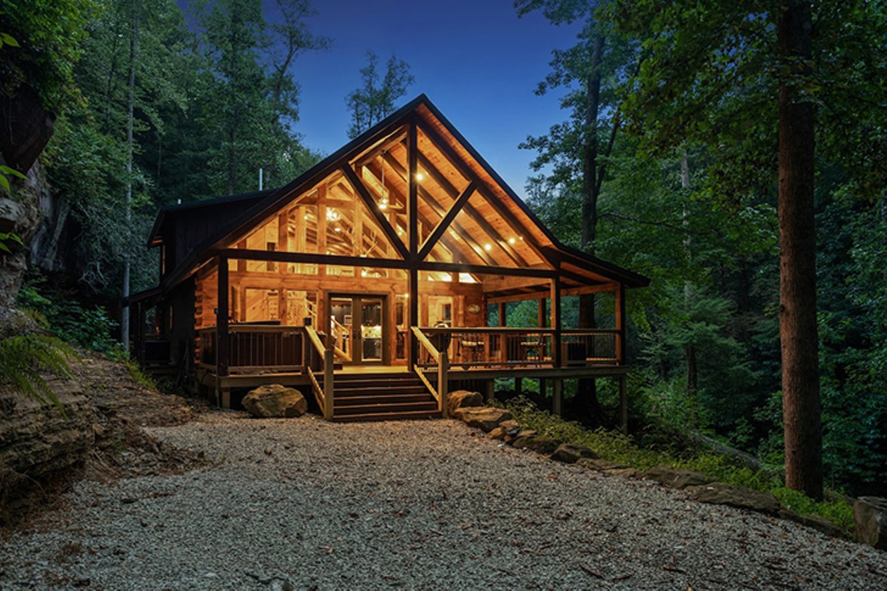 Cabin of Freedom Falls
Slade, KY
Entire Home | Starting at $406/night | Hosts 8 Guests
&#147;Brand new cabin completed in 2019! Every detail of this cabin has been meticulously crafted to perfection. You'll be inspired not only by the cabin but by the natural beauty surrounding it. Situated ideally on 2+ acre paradise you'll have your own private waterfall, stream, and room to roam! Plenty of flat parking for your vehicles.&#148;