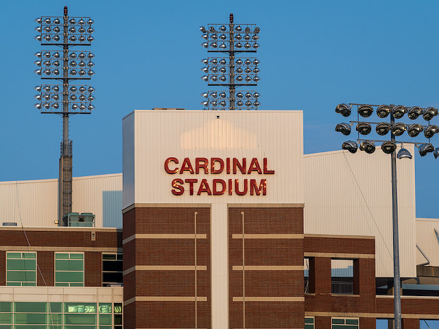 Cardinal Stadium at the University of Louisville in Kentucky.