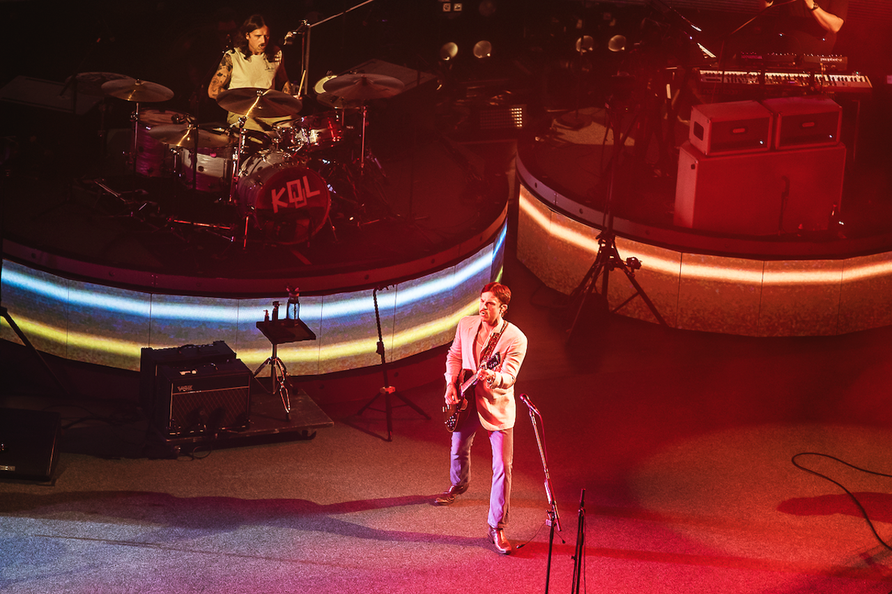 Kings of Leon perform at Andrew J Brady Music Center in Cincinnati on Saturday, Sept. 14, 2024.