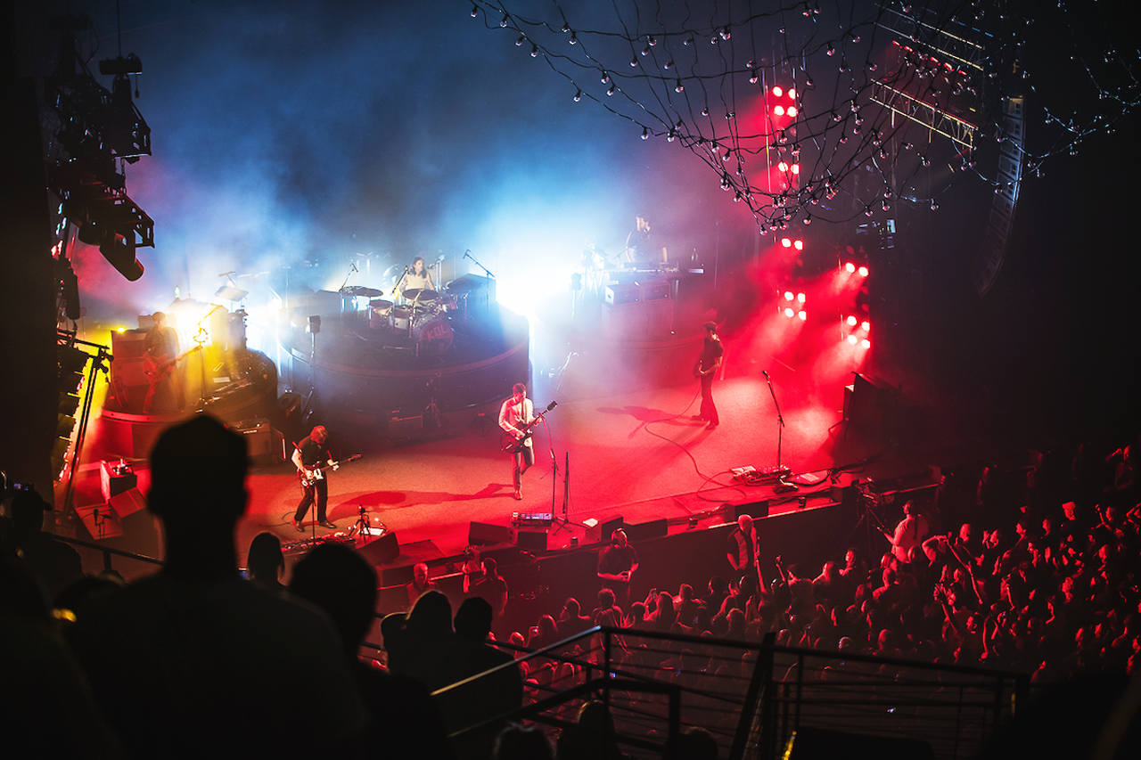 Kings of Leon perform at Andrew J Brady Music Center in Cincinnati on Saturday, Sept. 14, 2024.