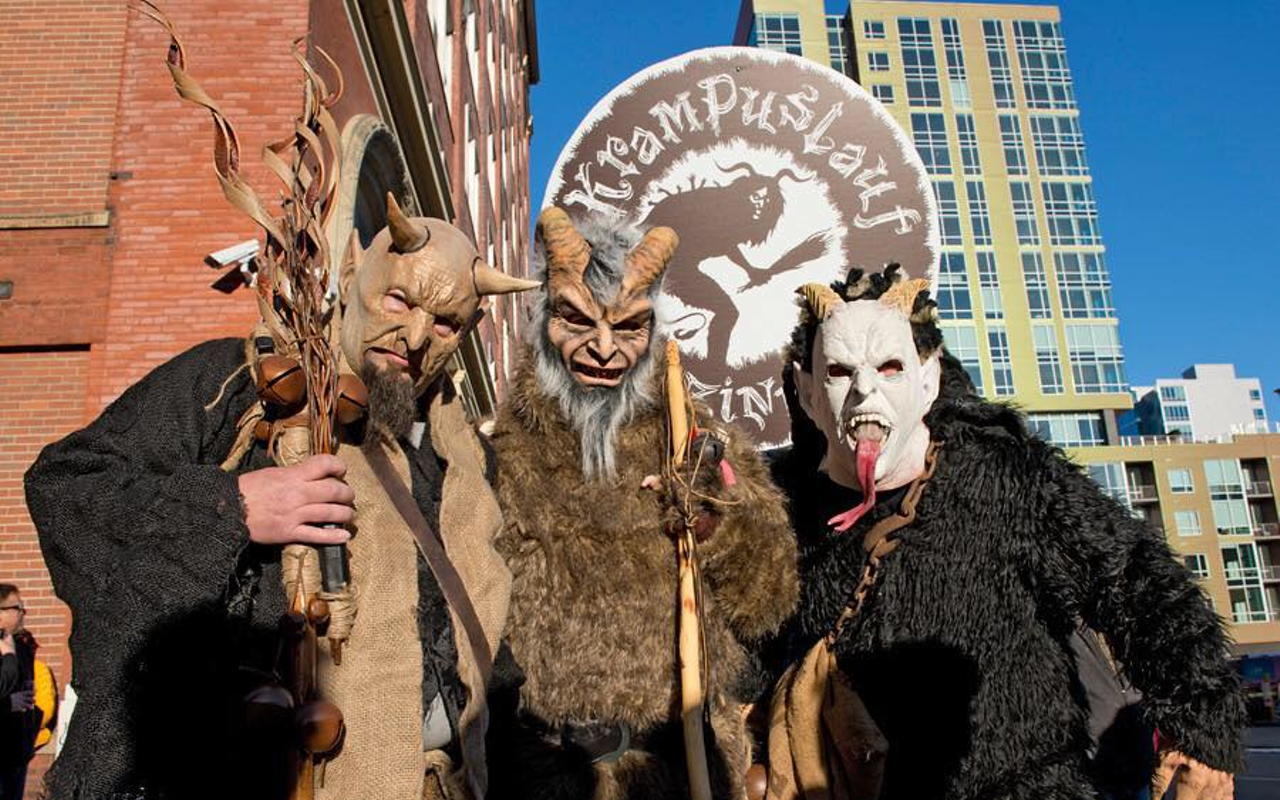 Krampus will be visiting the Germania Society's Christkindlmarkt this weekend.