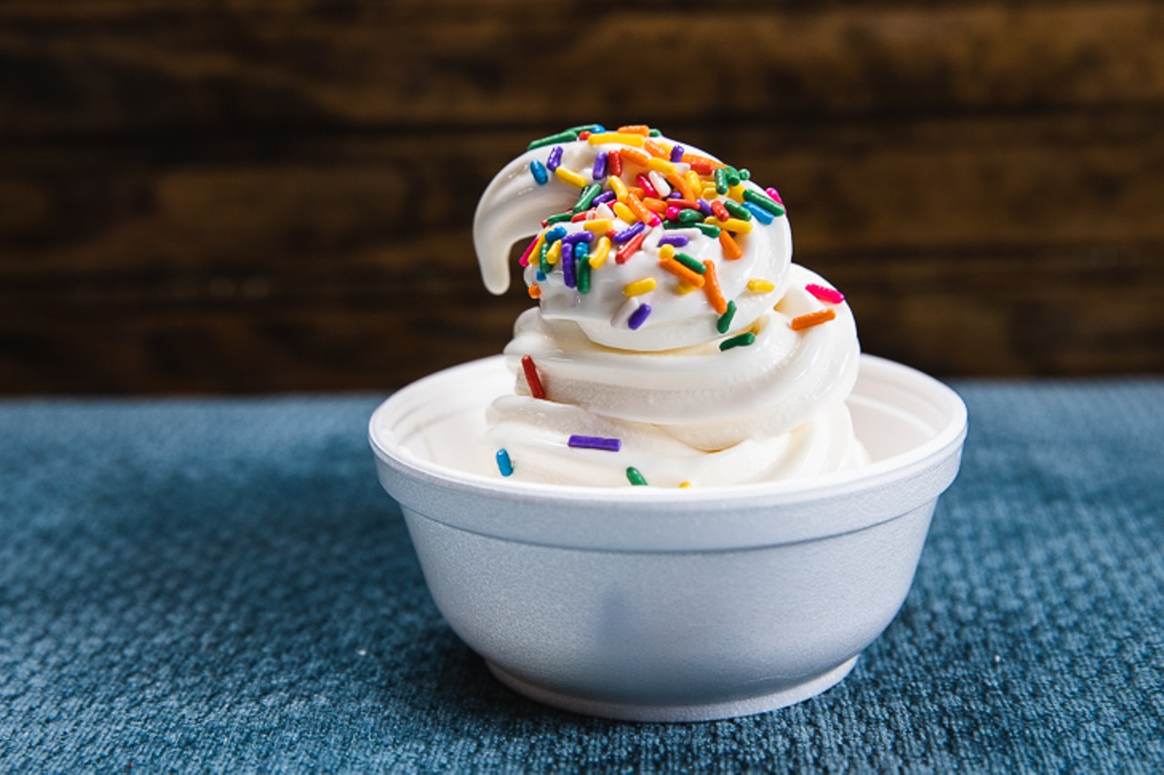 Soft serve with house-made spinkles