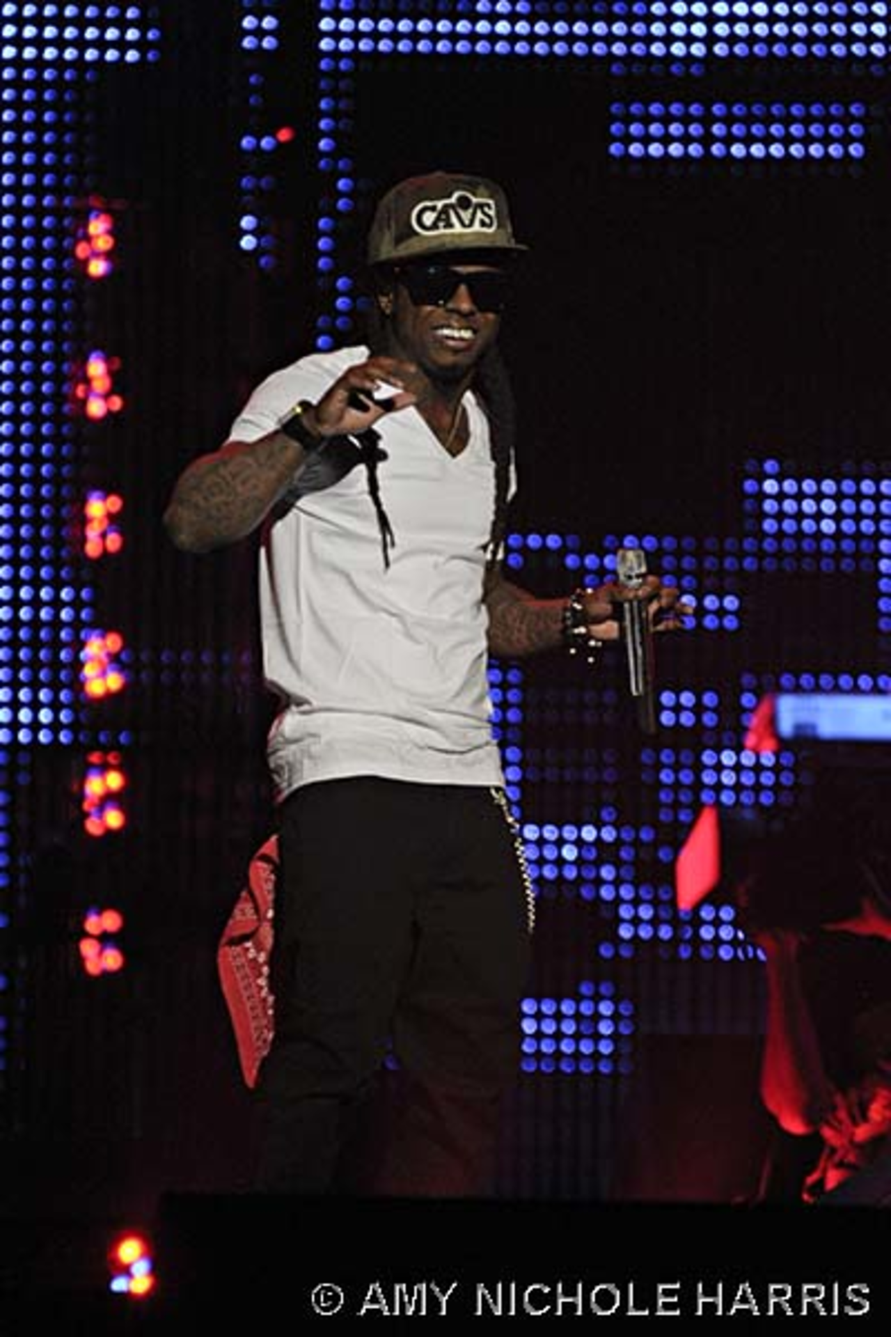 Lil Wayne performs in Cleveland