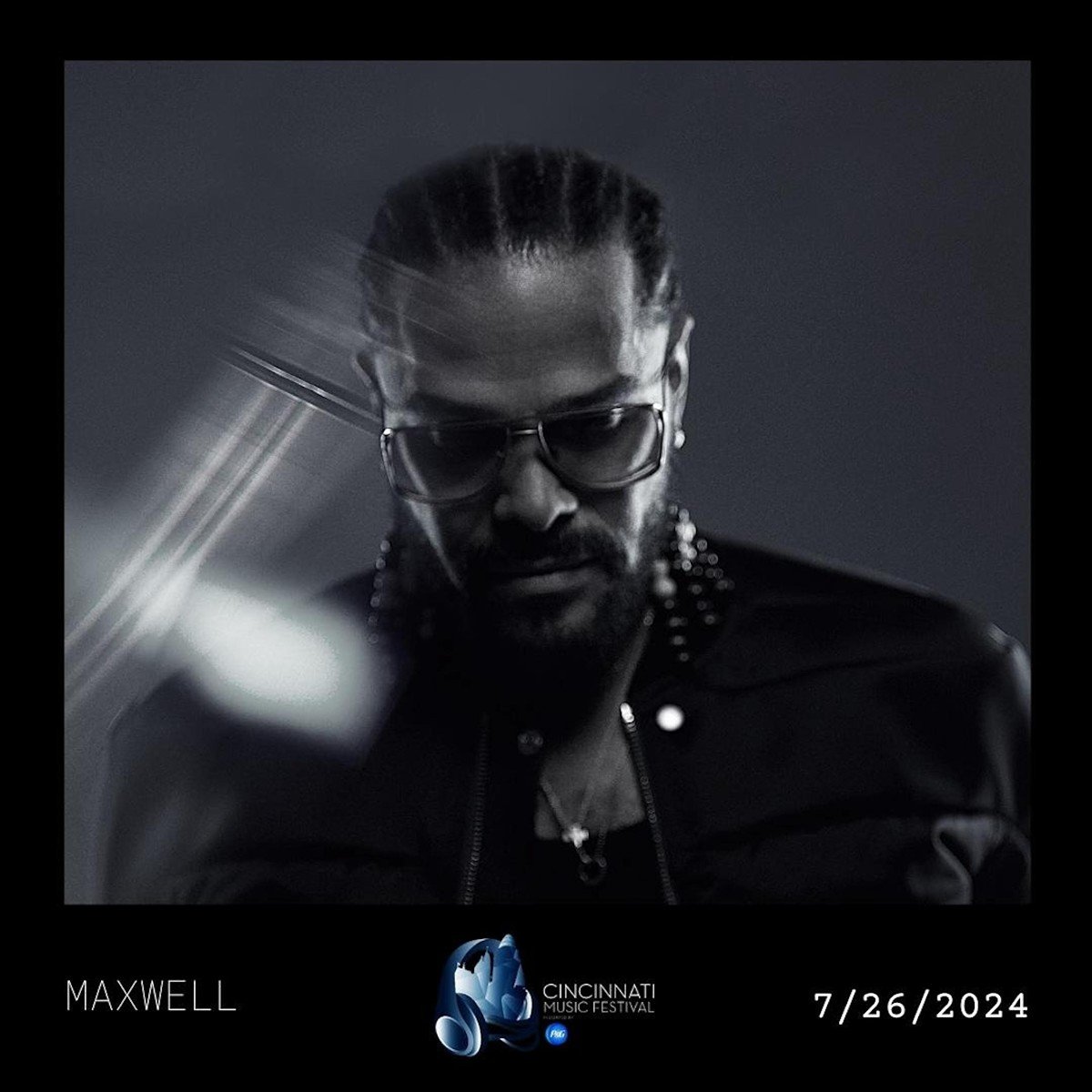 Maxwell will be headlining the 2024 Cincinnati Music Festival