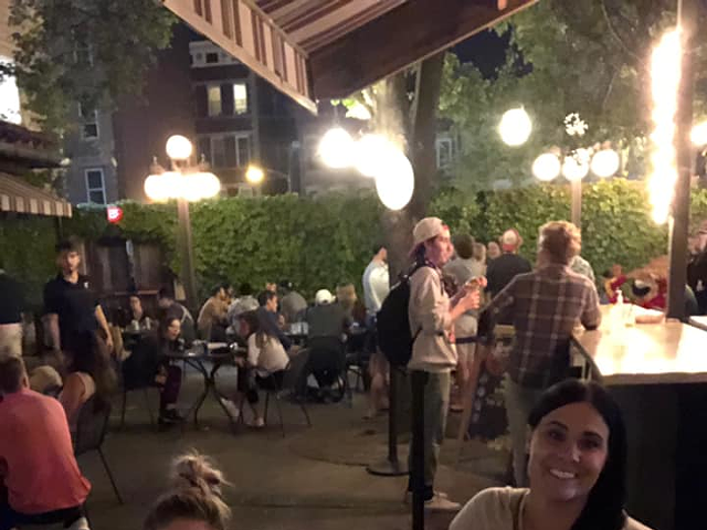 Rosedale OTR's posted a photo of their patio last night exhibiting better social distancing with the comment, "Below is a photo that offers an additional look at the scene at Rosedale last night. We’d like to thank everyone who showed up to support us. We look forward to the opportunity to serve you safely at Rosedale."