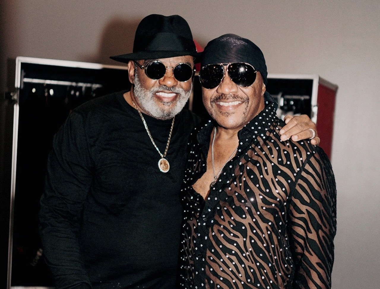 The Isley Brothers
In 1973, the younger Isley brothers Ernie and Marvin joined the band, along with brother-in-law Chris Jasper, contributing to some of the group's biggest hits, including “That Lady,” “Fight the Power” (which was later used in Public Enemy’s song of the same name) and “Summer Breeze.” Never afraid of adapting with the times, the band covered the spectrum of R&B music, incorporating disco in the late ‘70s and the slow jams of the ‘90s, as well as soul and funk.
The Isley Brothers have won several Grammys throughout their six-decade-long career, including a Lifetime Achievement Grammy in 2014. They were also inducted into the Rock & Roll Hall of Fame in 1992. And today, you can still see Ron and Ernie Isley on tour. In 2022, the brothers released the album Make Me Say it Again, Girl with collaborations from Beyoncé, Earth, Wind & Fire, El DeBarge and Snoop Dogg. And in Pendleton, you can visit the mural dedicated to the Cincinnati natives, inscribed with their lyrics “It’s Your Thing, Do What You Want to Do.”
Information gathered from www.officialisleybrothers.com.