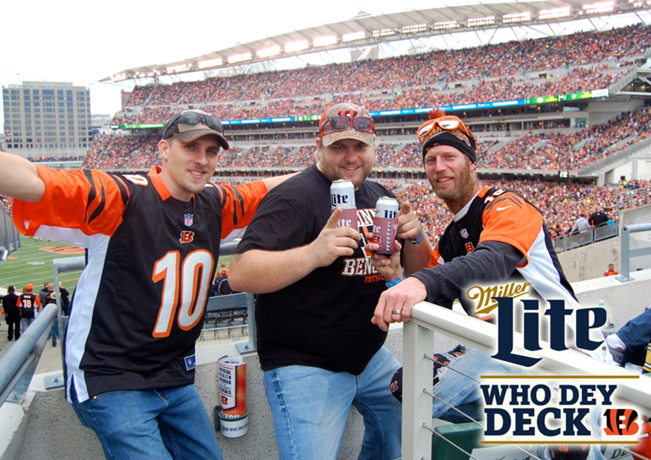 Miller Lite Who Dey Deck - Bengals vs Chiefs, Cincinnati