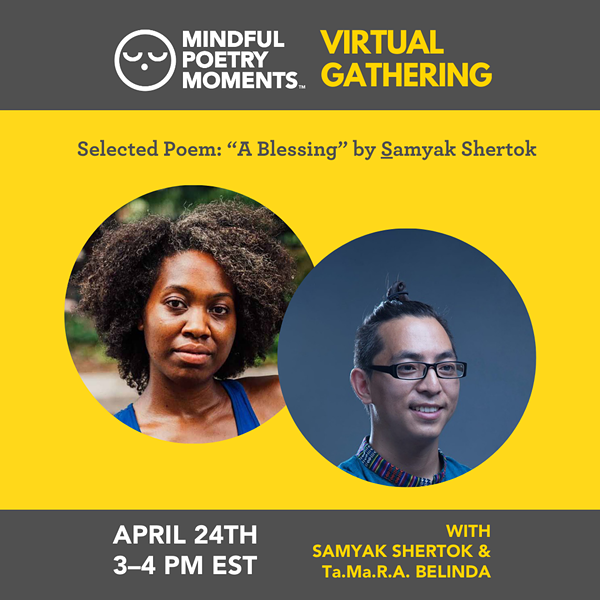 Mindful Poetry Moments Virtual Gathering (April 24th)