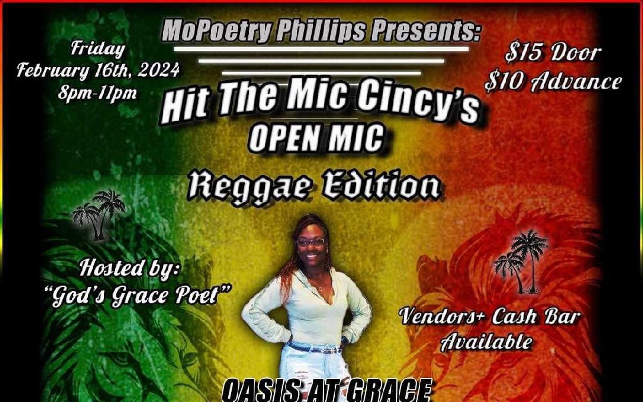 MoPoetry Presents: Hit the Mic Cincy's Open Mic Reggae Edition