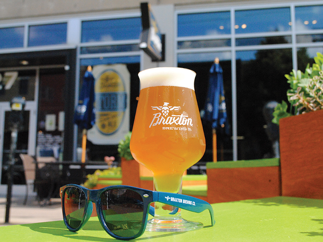 Braxton’s summertime brews are great patio beers.
