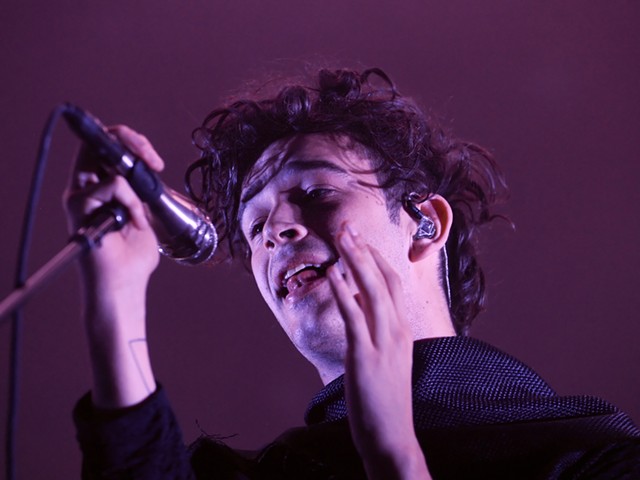 Matty Healy, The 1975's lead singer.