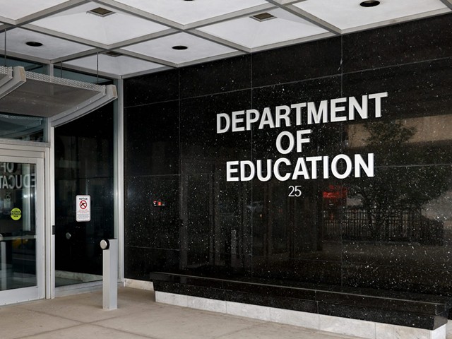 The Ohio Department of Education in Columbus, Ohio.