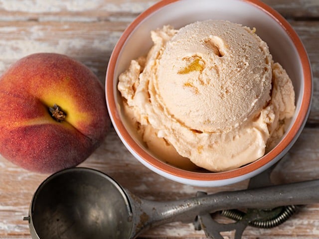 Graeter's Peach Ice Cream