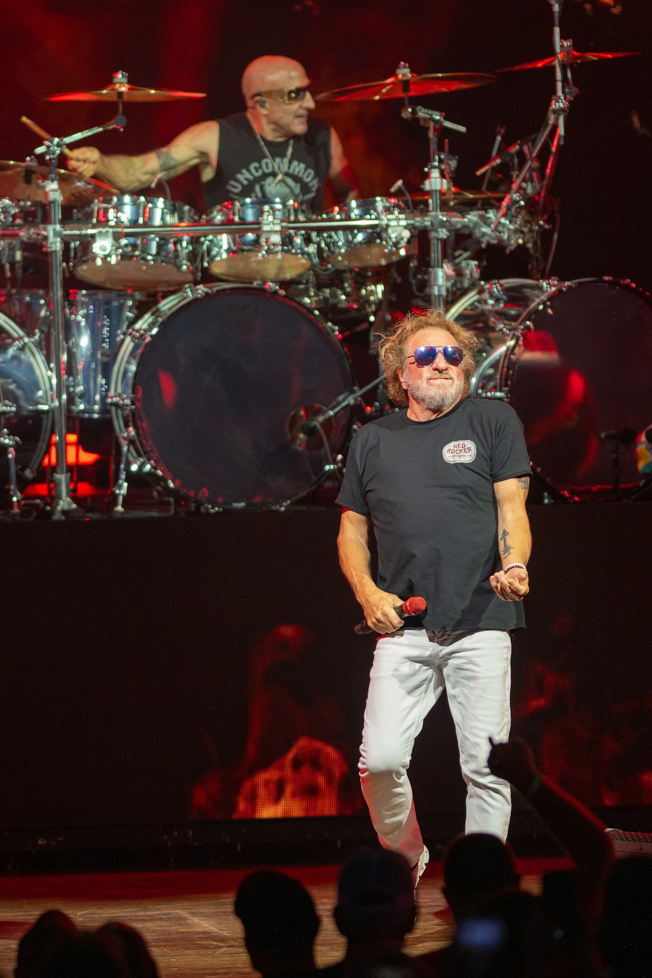 Sammy Hagar performs at Riverbend Music Center on Tuesday, Aug. 27, 2024.