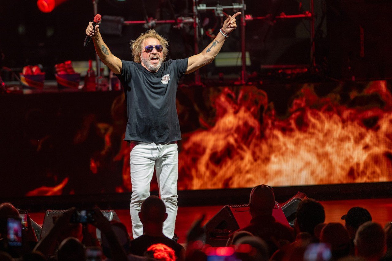 Sammy Hagar performs at Riverbend Music Center on Tuesday, Aug. 27, 2024.