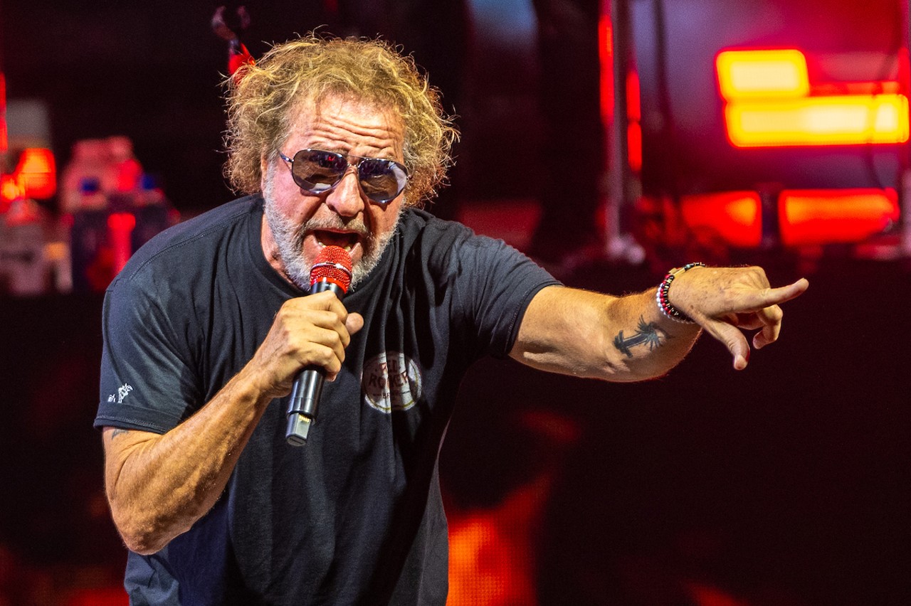 Sammy Hagar performs at Riverbend Music Center on Tuesday, Aug. 27, 2024.