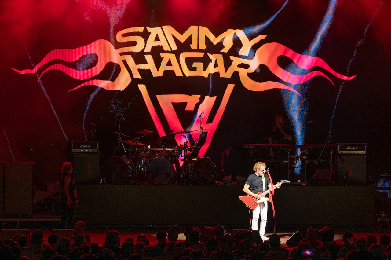 Sammy Hagar performs at Riverbend Music Center on Tuesday, Aug. 27, 2024.