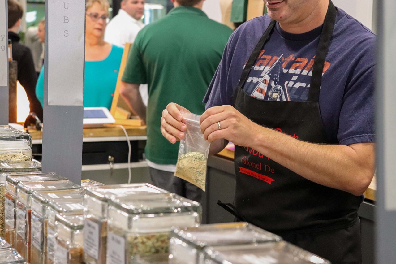 Offering over 500 herbs and spices, Colonel De Gourmet Herbs & Spices is a local family-owned business with a location inside the Gallery building in Newport on the Levee.