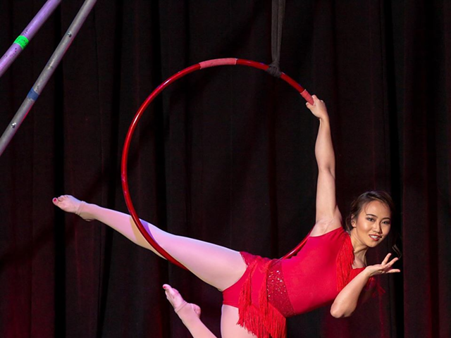 Night Circus: Cabaret is an 18-and-Older Aerial Art and Valentine's Cirque Show at Over-the-Rhine's Woodward Theater