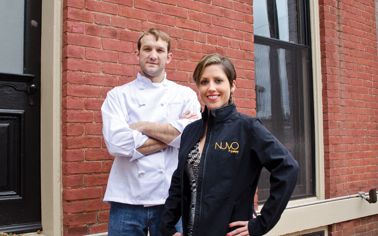 Chef Mark Bodenstein and Marie Anderson, co-owner/general manager, of Nuvo