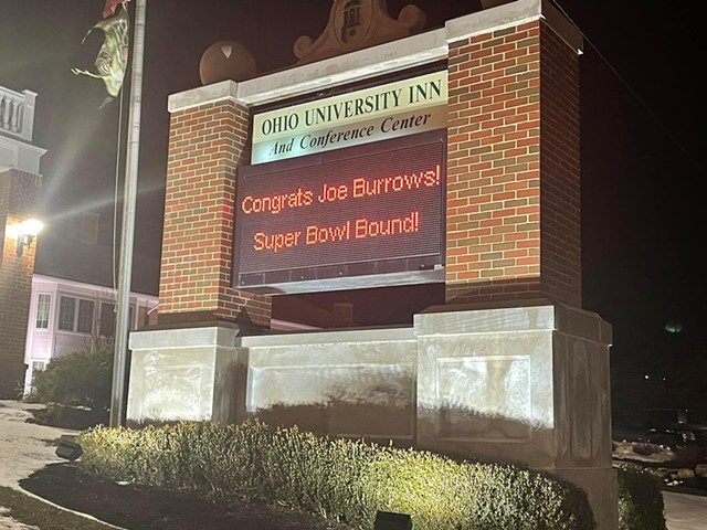 Ohio University Inn and Conference Center Spells Hometown Hero Joe Burrow's Name Wrong