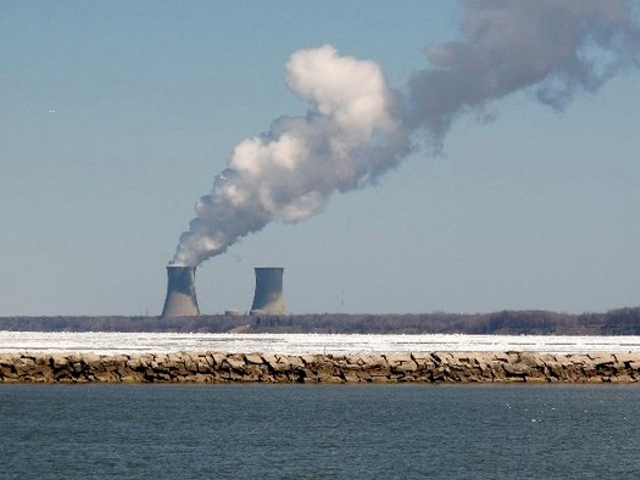 The Perry Nuclear Power Plant sits 40 miles east of Cleveland on Lake Erie.