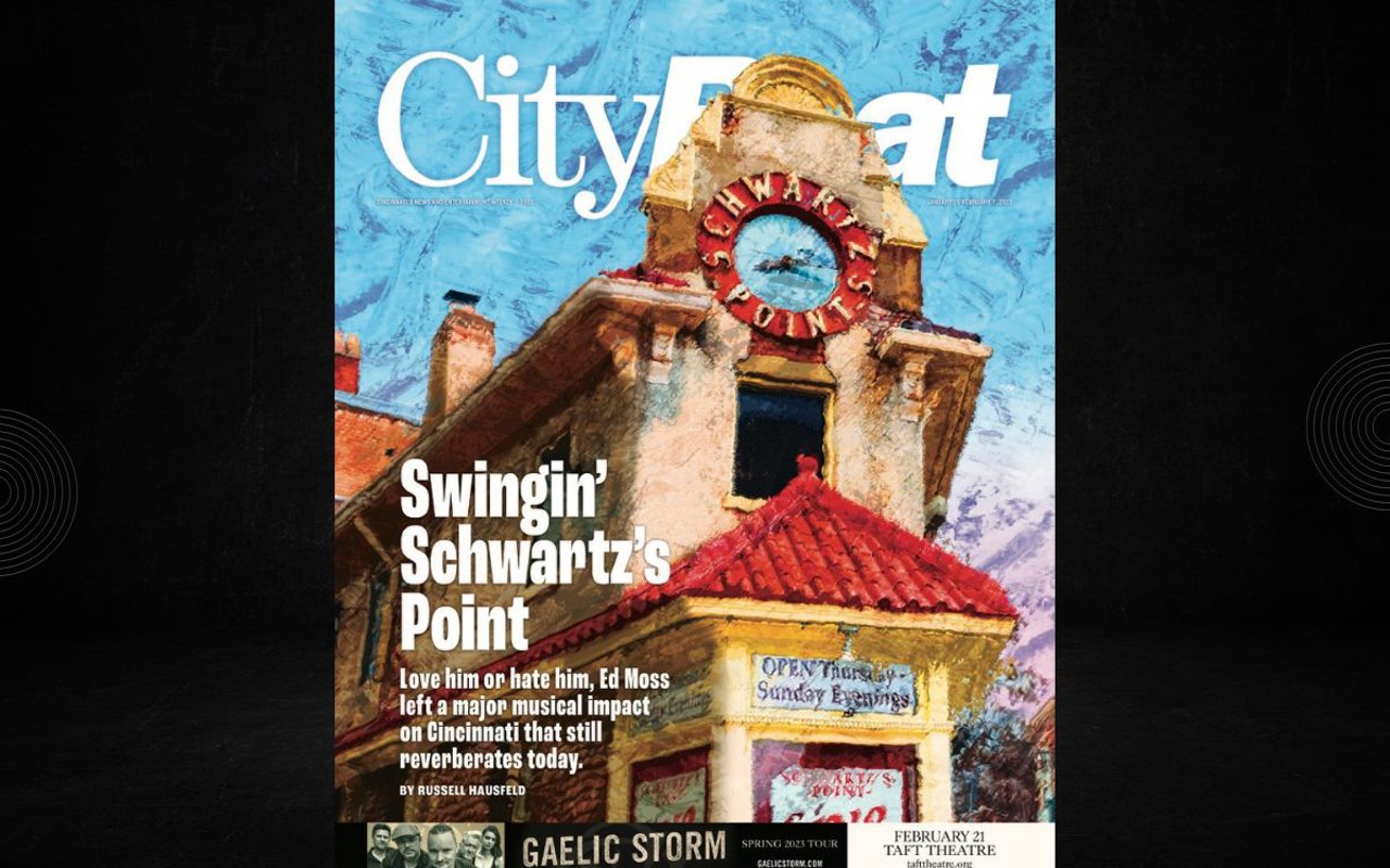 CityBeat's latest issue, out on newsstands now, features an intimate look at Ed Moss and his jazz club, Schwartz's Point.