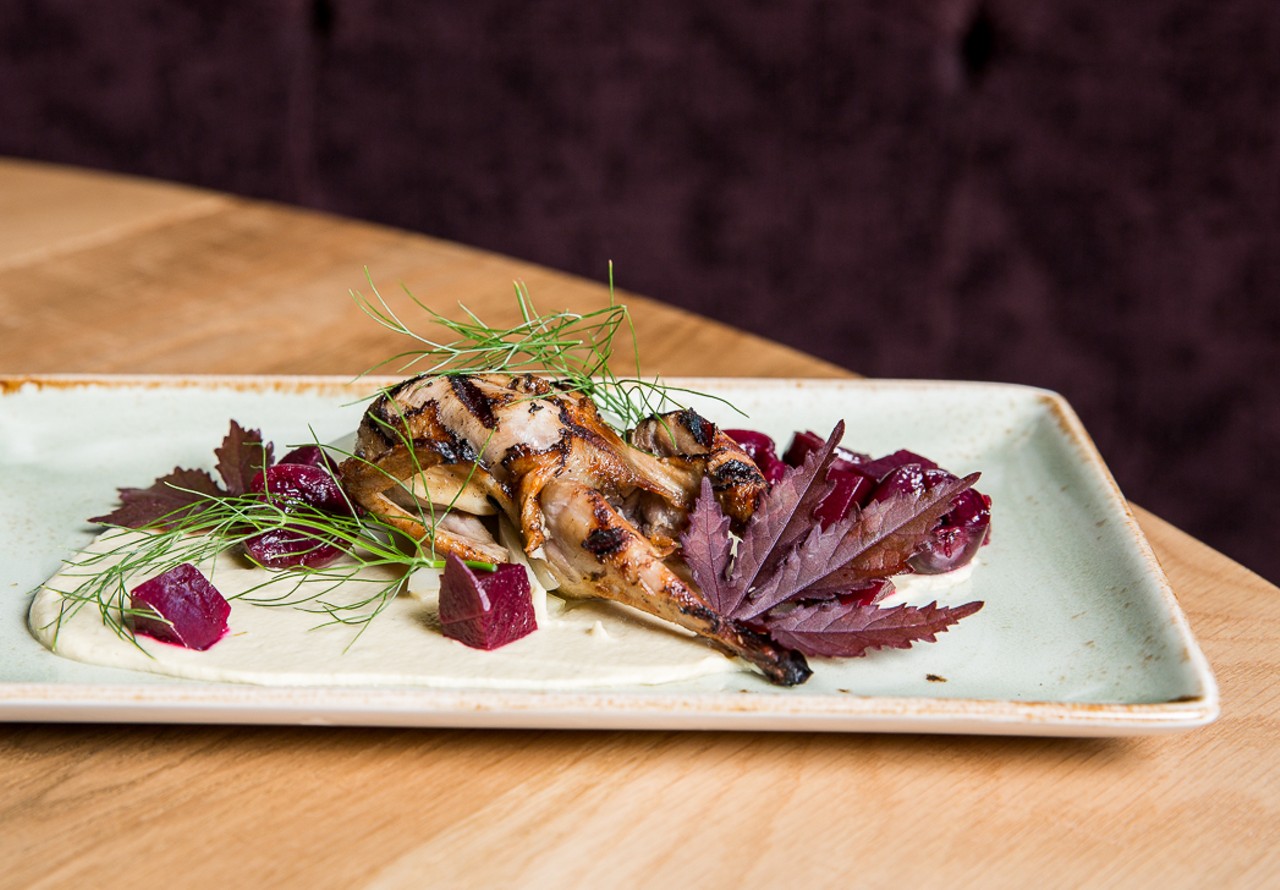 The grilled quail off of the seasonal menu