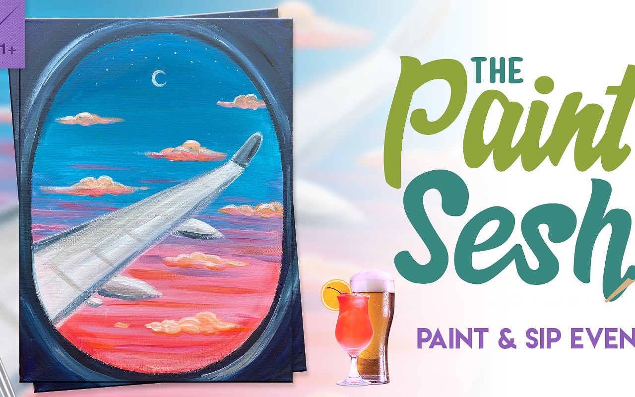 Paint and Sip "Big Jet Plane" - Paint Night in Downtown Cincinnati