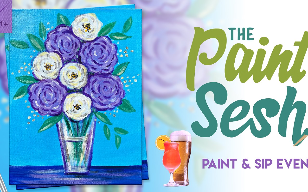 Paint and Sip in Cincinnati - "Lovely Bouquet"