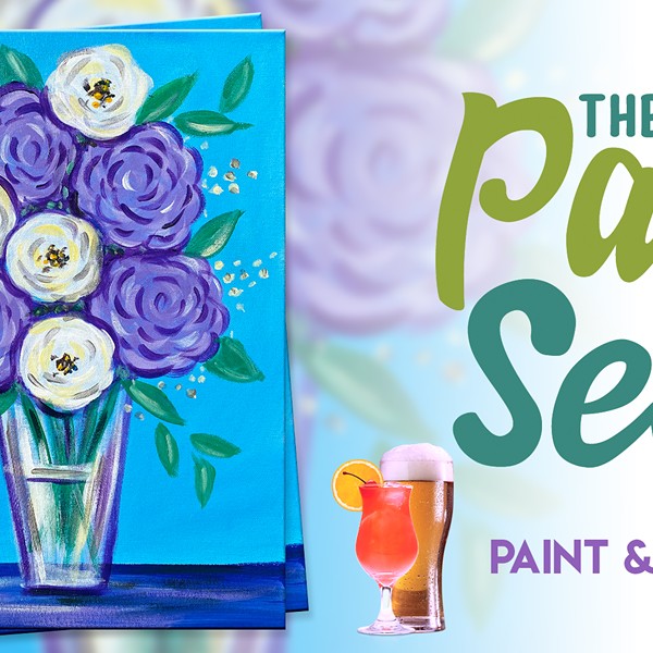 Paint and Sip in Cincinnati - "Lovely Bouquet"