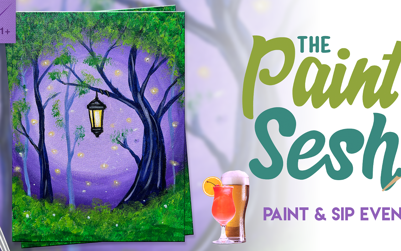 Paint and Sip in OTR, Cincinnati - "Enchanted Forest"