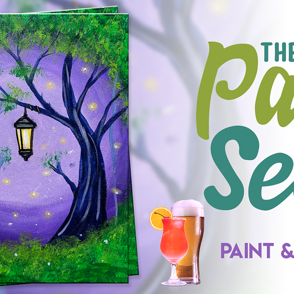 Paint and Sip in OTR, Cincinnati - "Enchanted Forest"