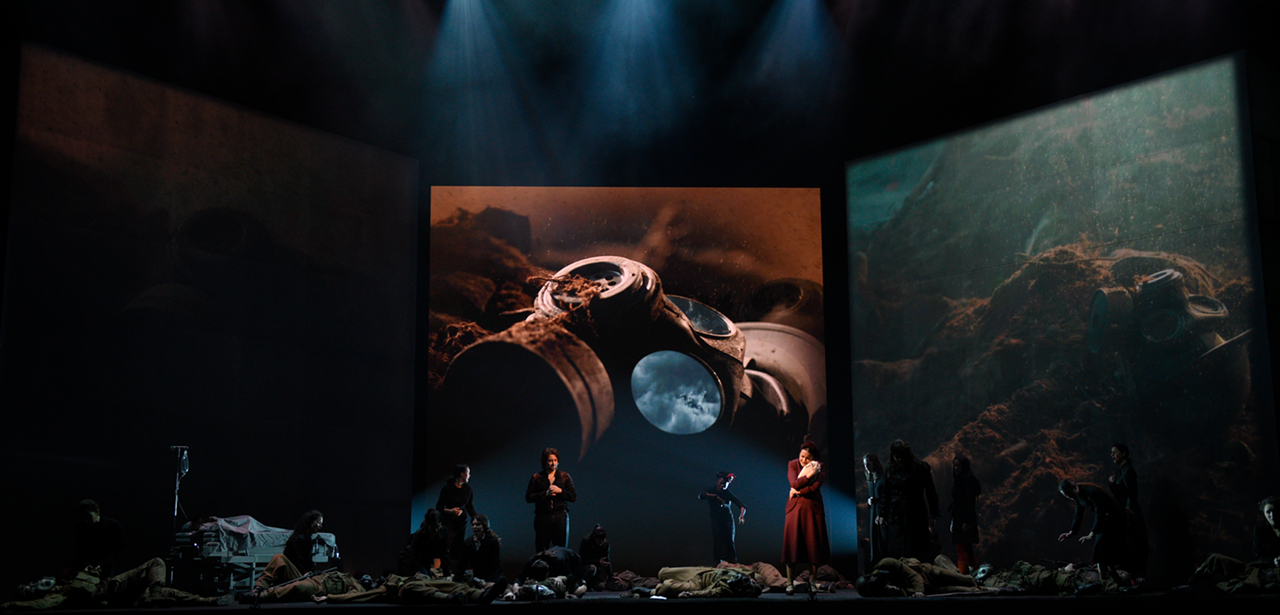 A scene from Opera Montreal's production