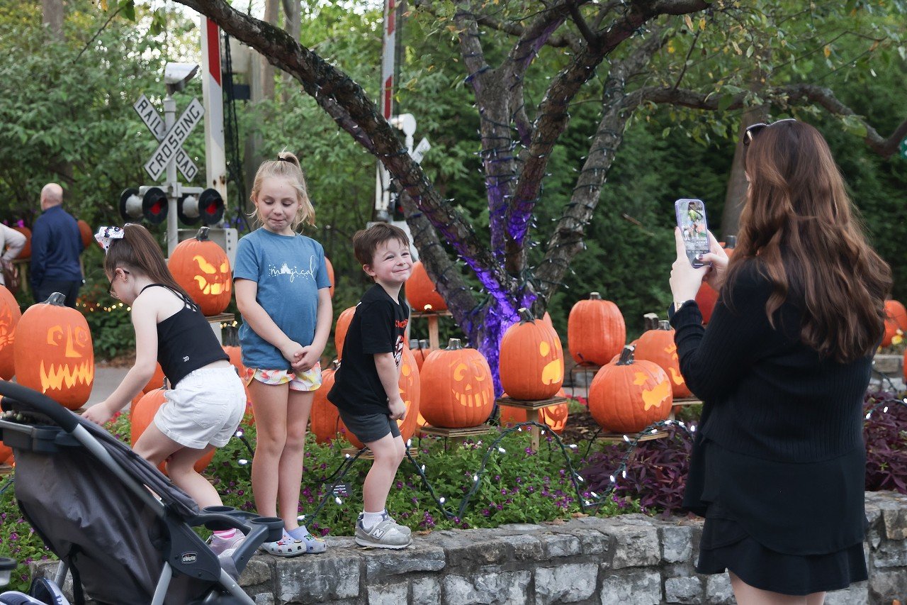 The opening night of the Jack O'Lantern Glow at the Cincinnati Zoo