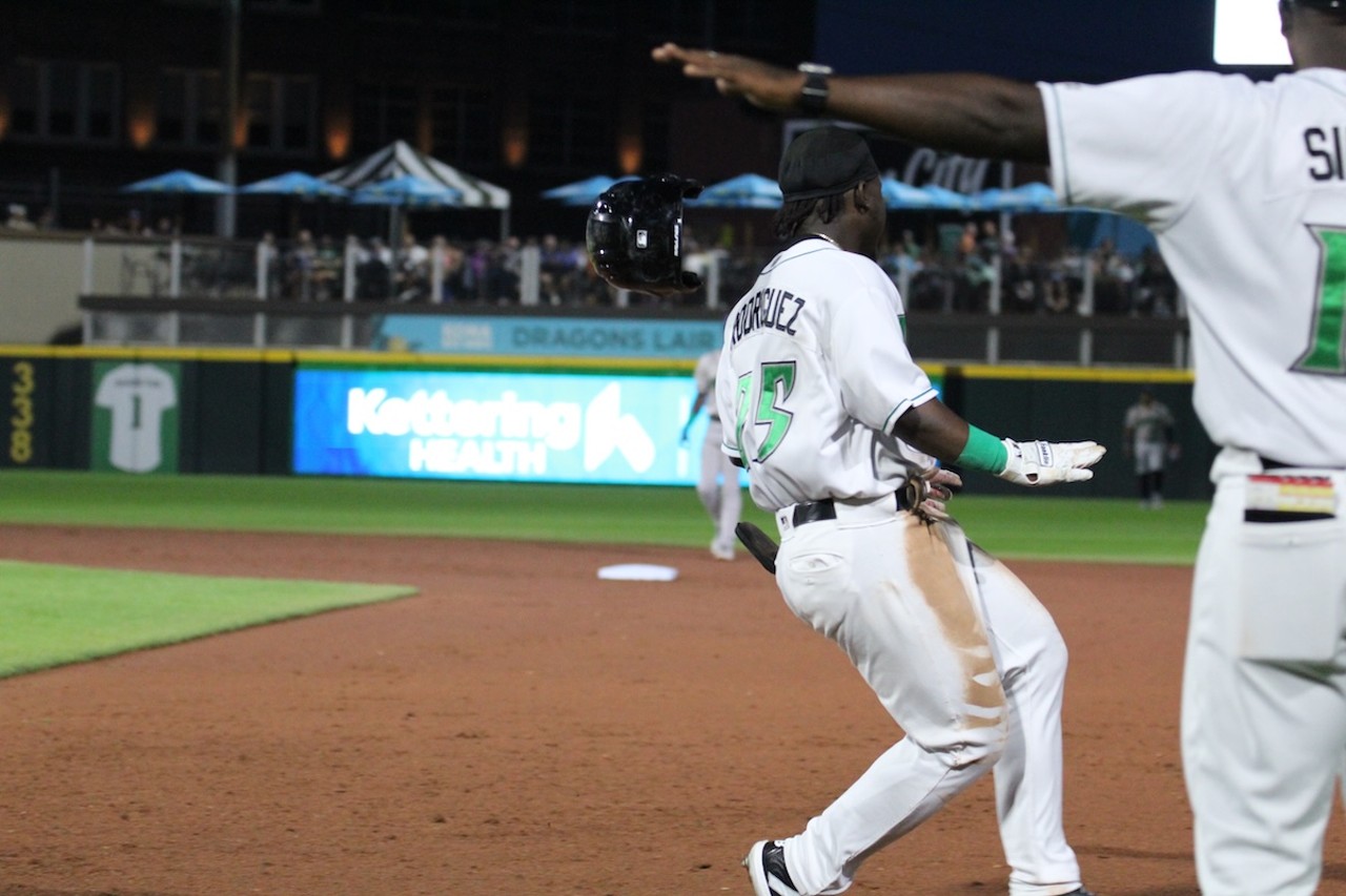 Hector Rodriguez singles | Dayton Dragons vs. Cedar Rapids Kernels | Aug. 24, 2024