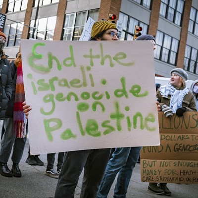 The Solidarity Rally for Palestine was held at Ziegler Park on Jan. 13, 2023.