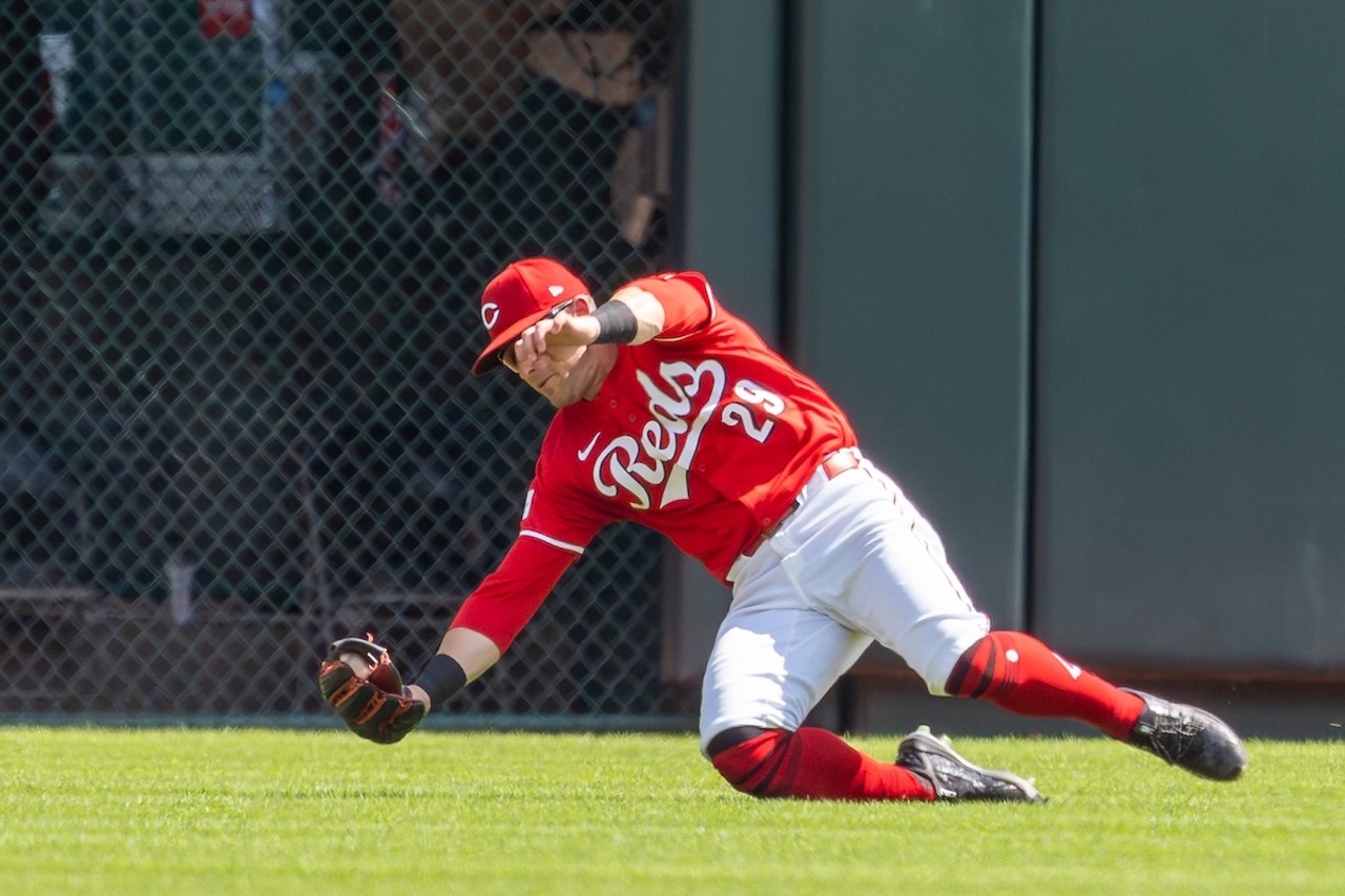 TJ Friedl makes the catch during the fifth inning | Cincinnati Reds vs. Houston Astros | Sept. 5, 2024