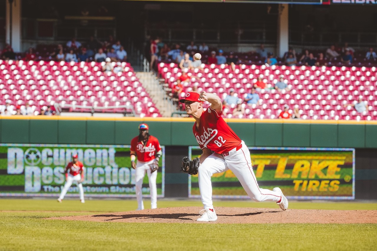 Brandon Leibrandt giving it his all | Cincinnati Reds vs. Atlanta Braves | Sept. 19, 2024