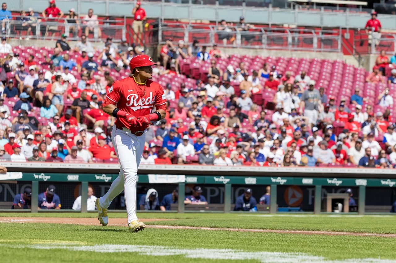 Noelvi Marte getting the walk | Cincinnati Reds vs. Atlanta Braves | Sept. 19, 2024