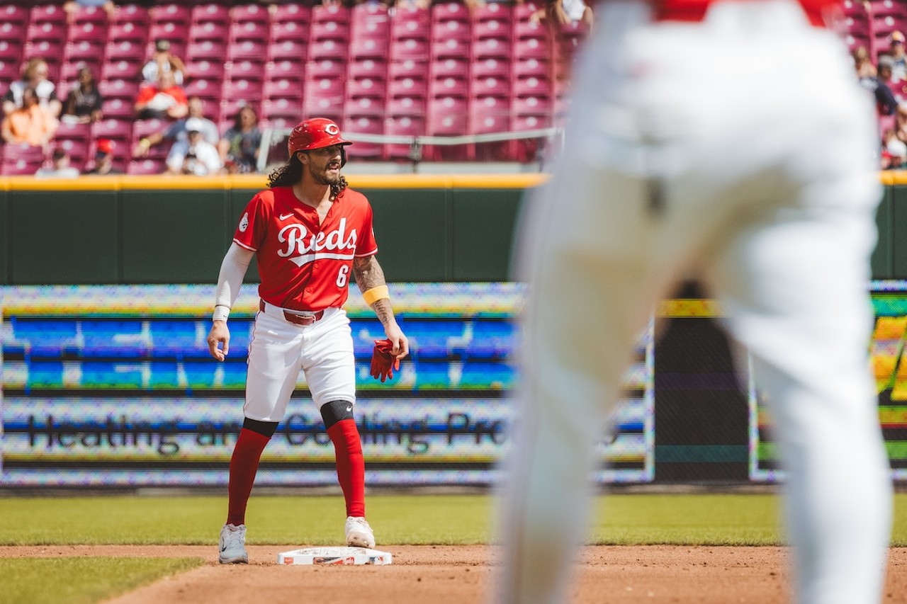 Jonathan India at second base | Cincinnati Reds vs. Atlanta Braves | Sept. 19, 2024